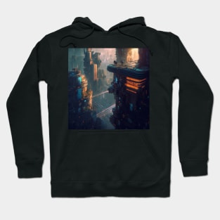 Cyberpunk city 7 Hoodie